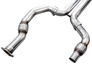 Cadillac CT4-V Blackwing Performance Exhaust - AWE Tuning - SwitchPath, Cat Back - Chrome Silver - `21-`27